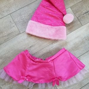 Victoria's secret santa skirt and hat